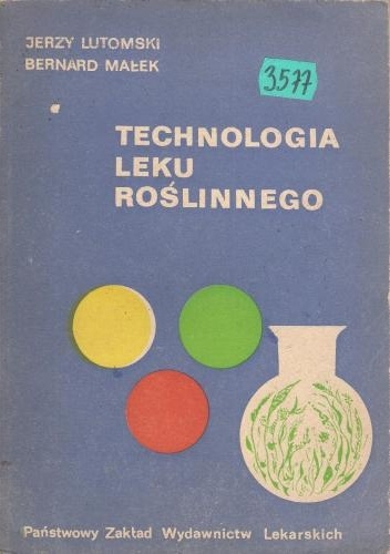 Okładka książki technologia leku roślinnego